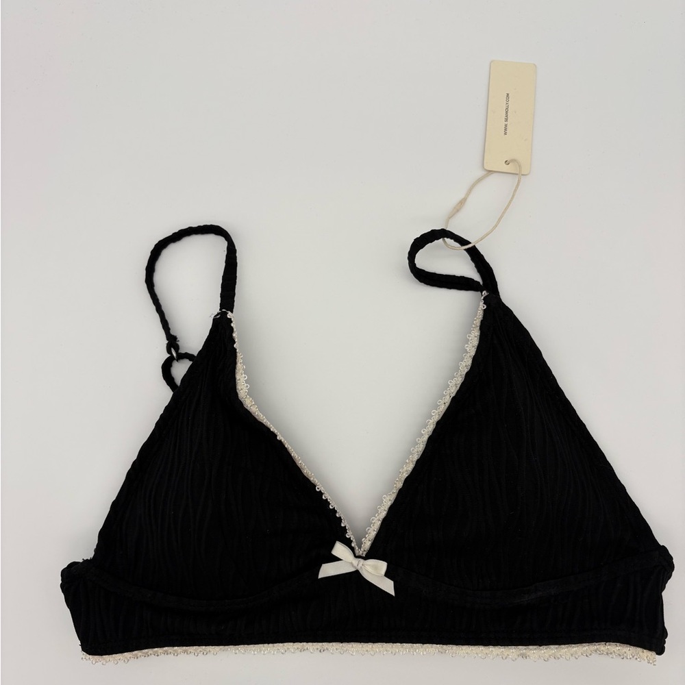 Stylish Black Bikini Set with Bow Detail - Picture 7 of 9